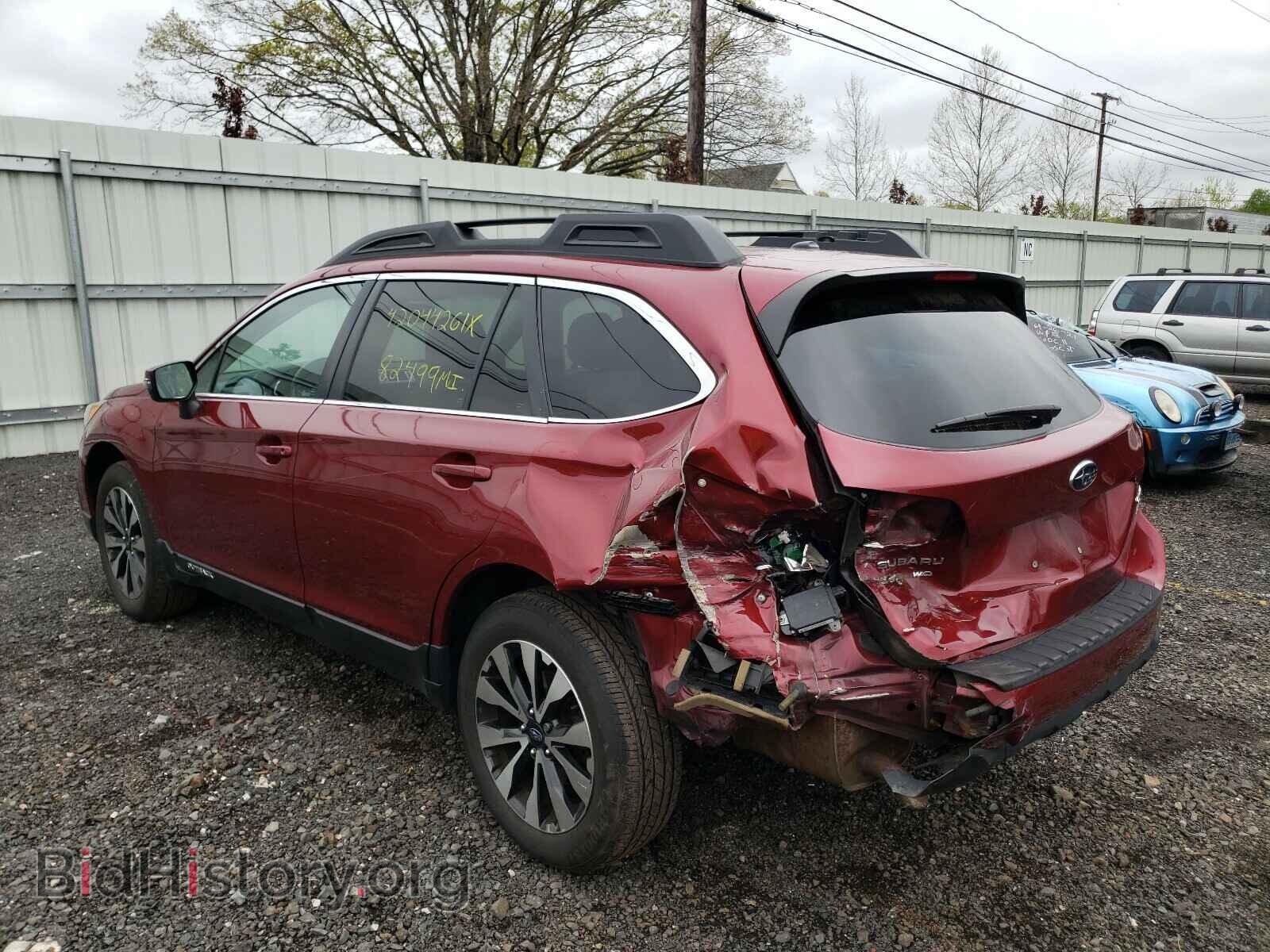 2015 SUBARU OUTBACK - VIN: 4S4BSALC8F3216311 - Фото 3