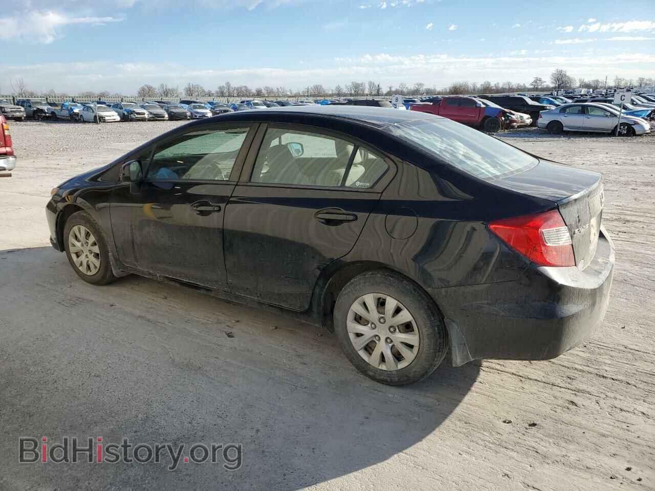 2012 HONDA CIVIC - VIN: 2HGFB2F57CH322428 - Фото 2