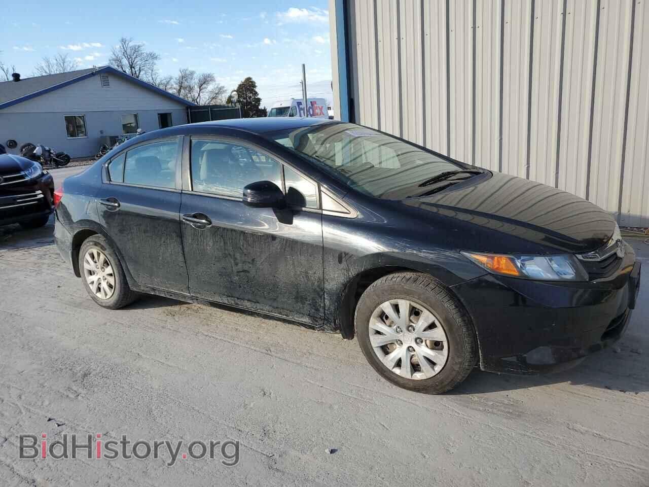 2012 HONDA CIVIC - VIN: 2HGFB2F57CH322428 - Фото 4