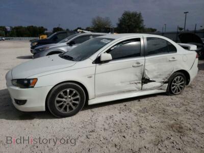 2014 Mitsubishi LANCER ES/ES Sport, белый — VIN JA32U2FUXEU007586, Copart