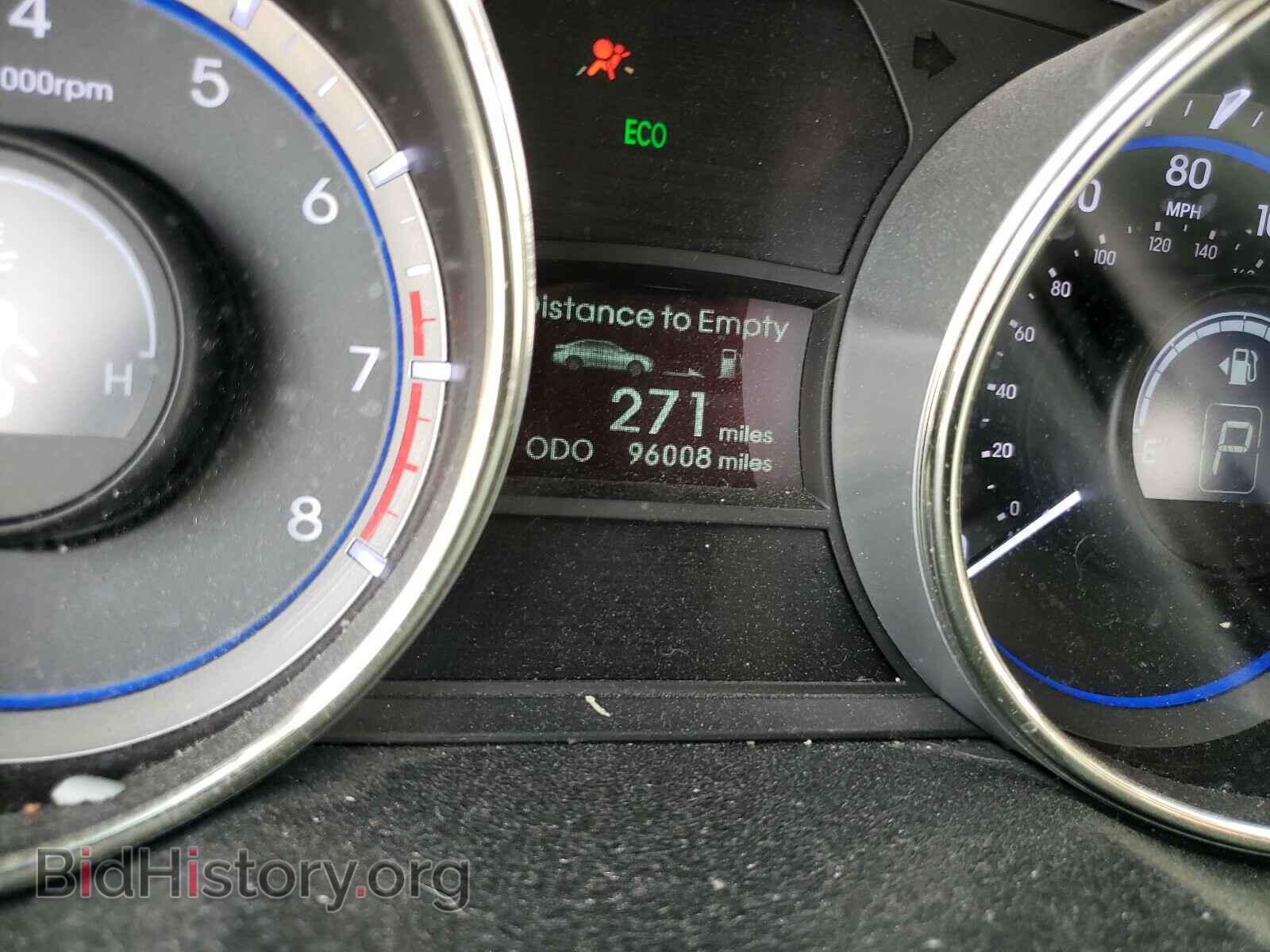 2012 HYUNDAI SONATA - VIN: 5NPEC4AC3CH314293 - Фото 8