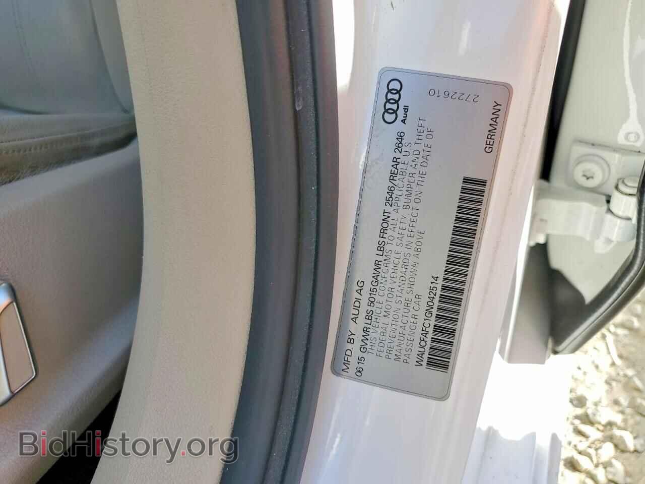 2016 AUDI A6 - VIN: WAUCFAFC1GN042514 - Photo 13