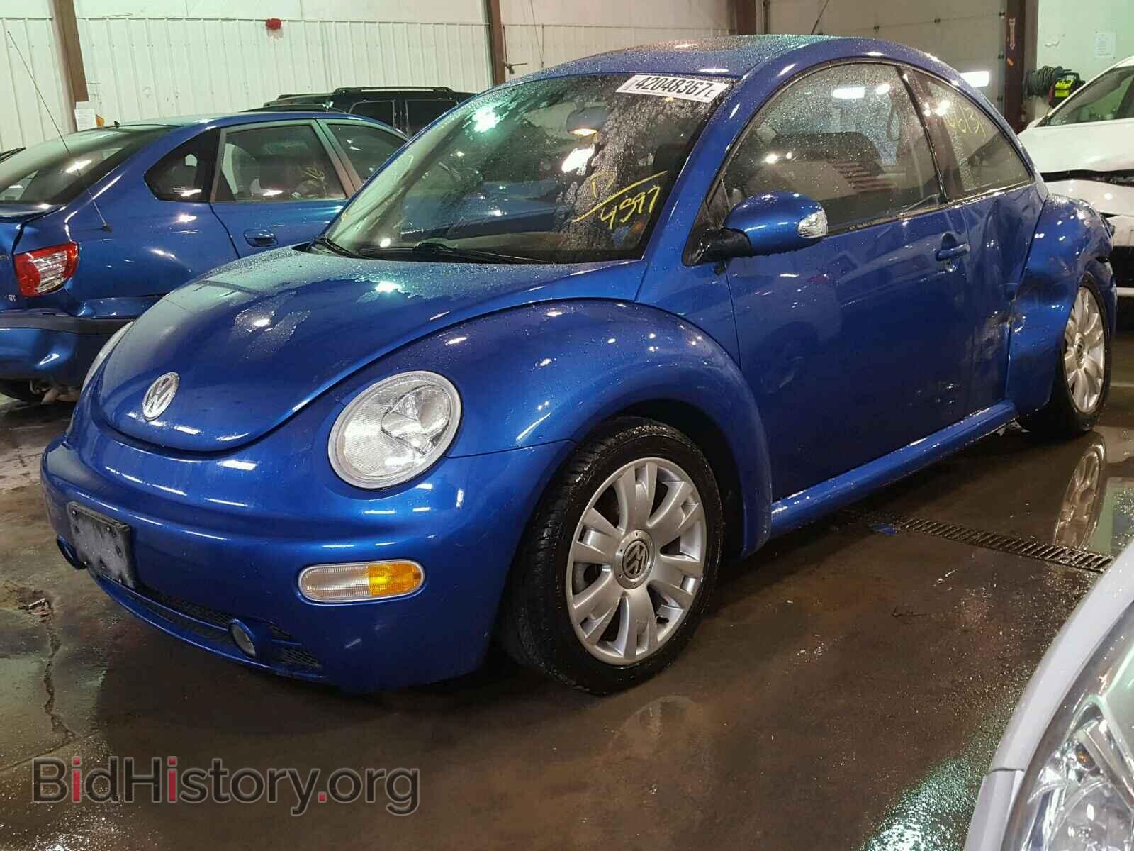 2003 VOLKSWAGEN BEETLE - VIN: 3VWCD21C43M444597 - Фото 2