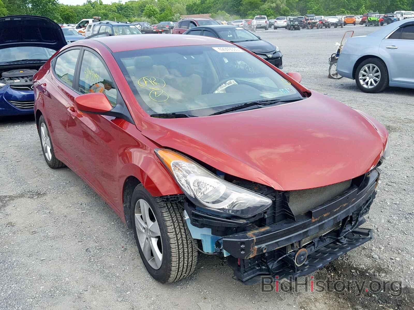 Photo KMHDH4AEXBU141533 - HYUNDAI ELANTRA 2011