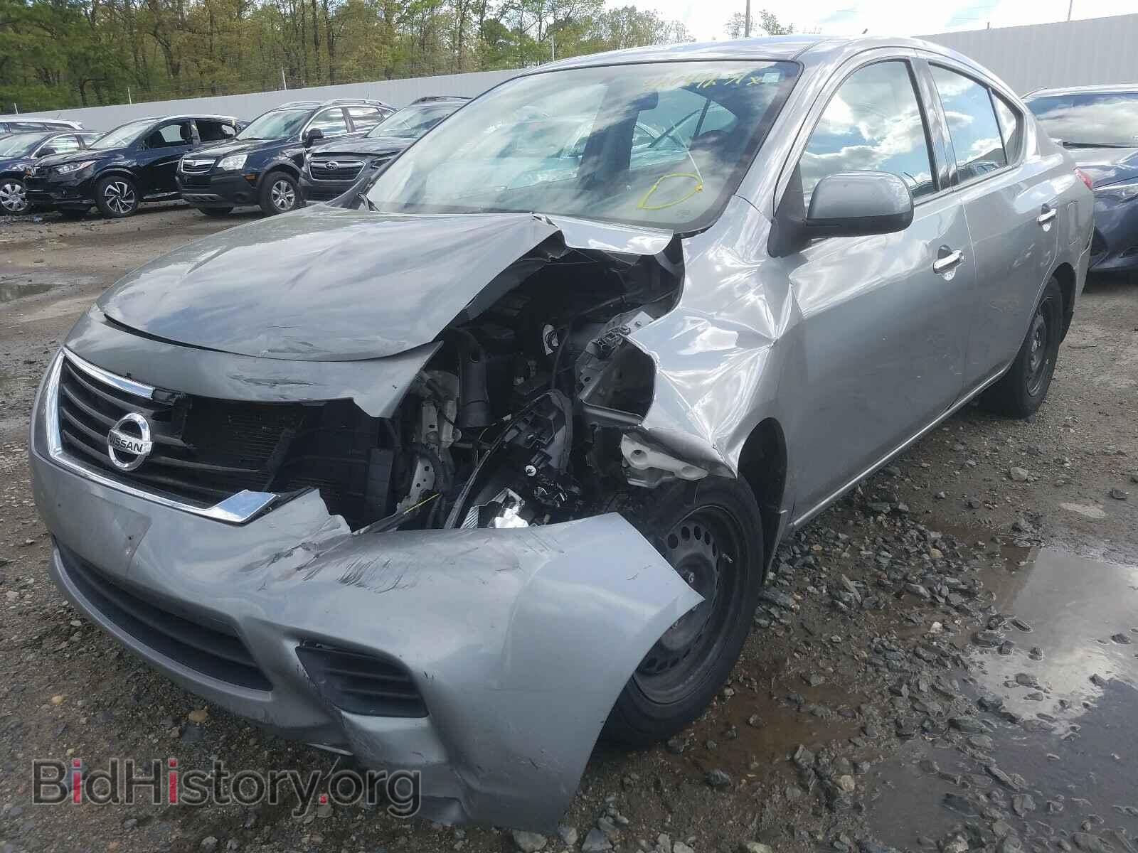 2014 NISSAN VERSA - VIN: 3N1CN7AP2EK454112 - Фото 2