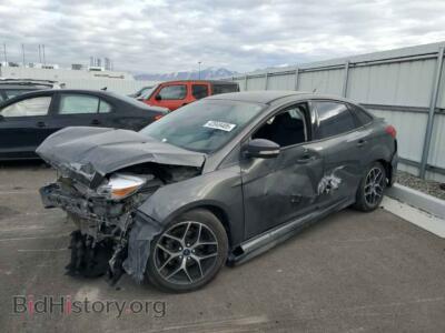2015 Ford FOCUS SE, темно-серый — VIN 1FADP3F20FL230772, Copart