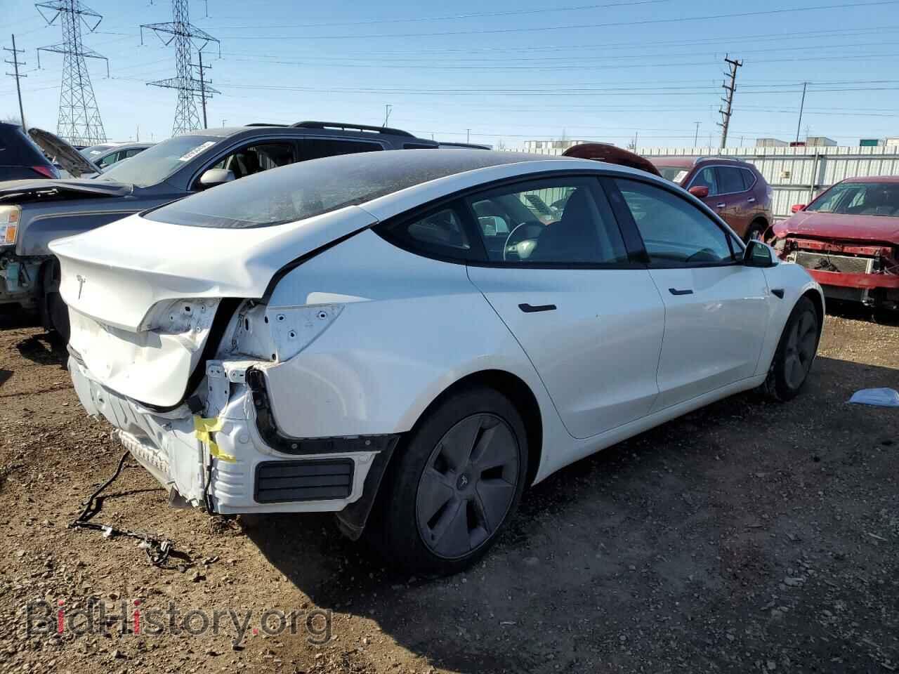 2022 TESLA MODEL 3 - VIN: 5YJ3E1EA3NF154863 - Фото 3