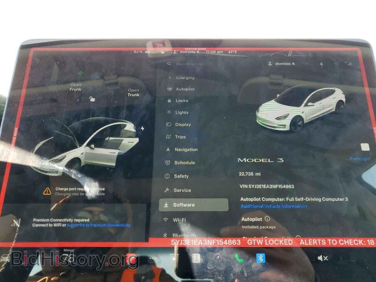 2022 TESLA MODEL 3 - VIN: 5YJ3E1EA3NF154863 - Фото 9