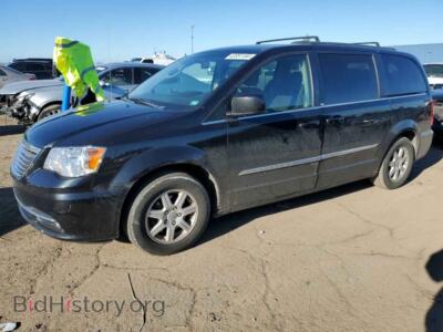 2011 Chrysler MINIVAN Touring, black — VIN 2A4RR5DG4BR614893, Copart