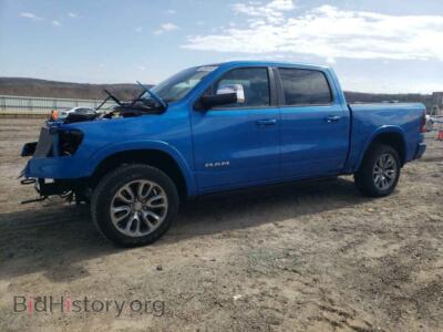 2020 RAM 1500 1500 Laram, синий — VIN 1C6SRFJT4LN352281, Copart