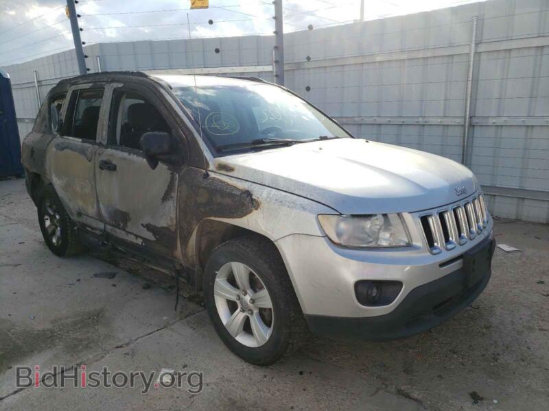 2012 Jeep COMPASS Compass SP (VIN 1C4NJCBA2CD565681) — photo 1 of 10, Copart, damage: burn
