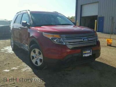 2013 Ford EXPLORER, red — VIN 1FM5K7B80DGB32356, Copart