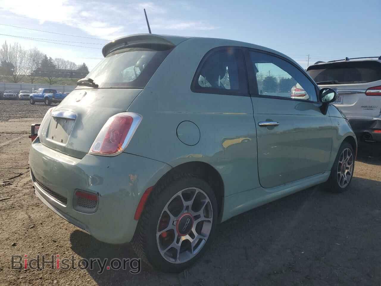 2012 FIAT 500 - VIN: 3C3CFFBR2CT223470 - Фото 3