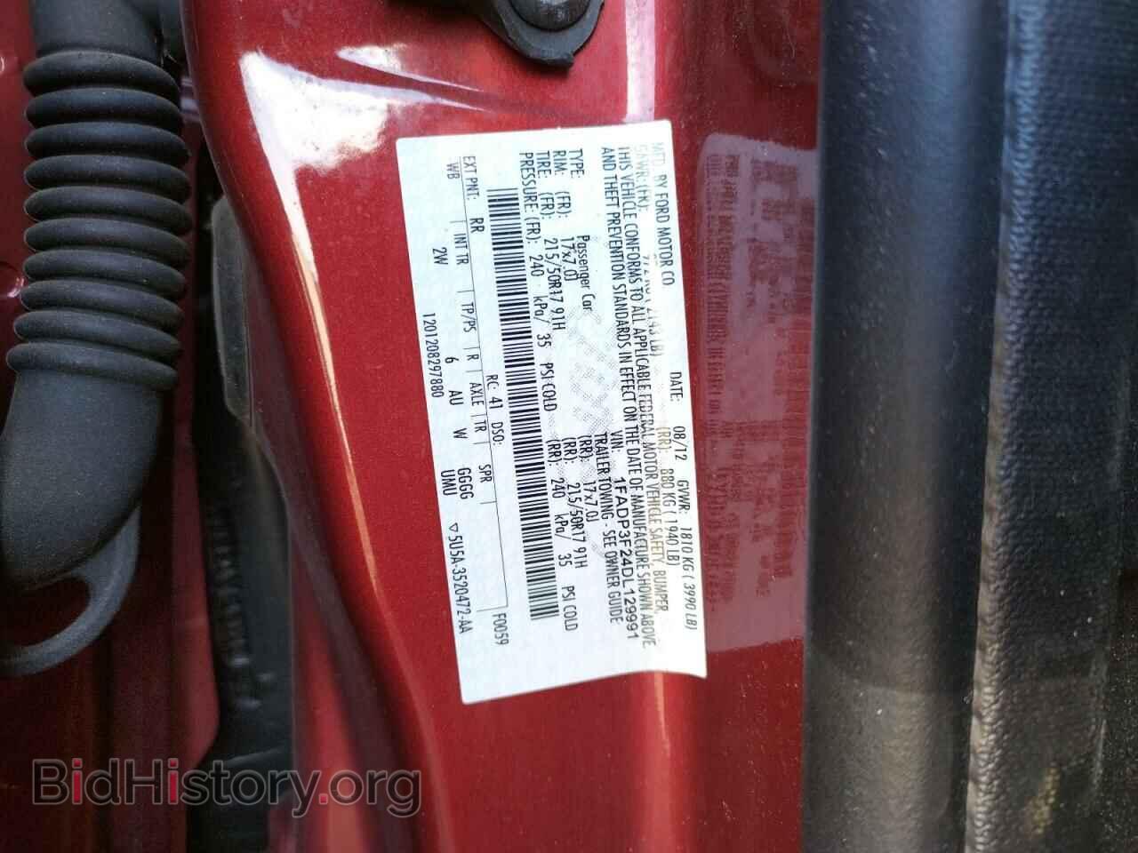 2013 FORD FOCUS - VIN: 1FADP3F24DL129991 - Фото 10