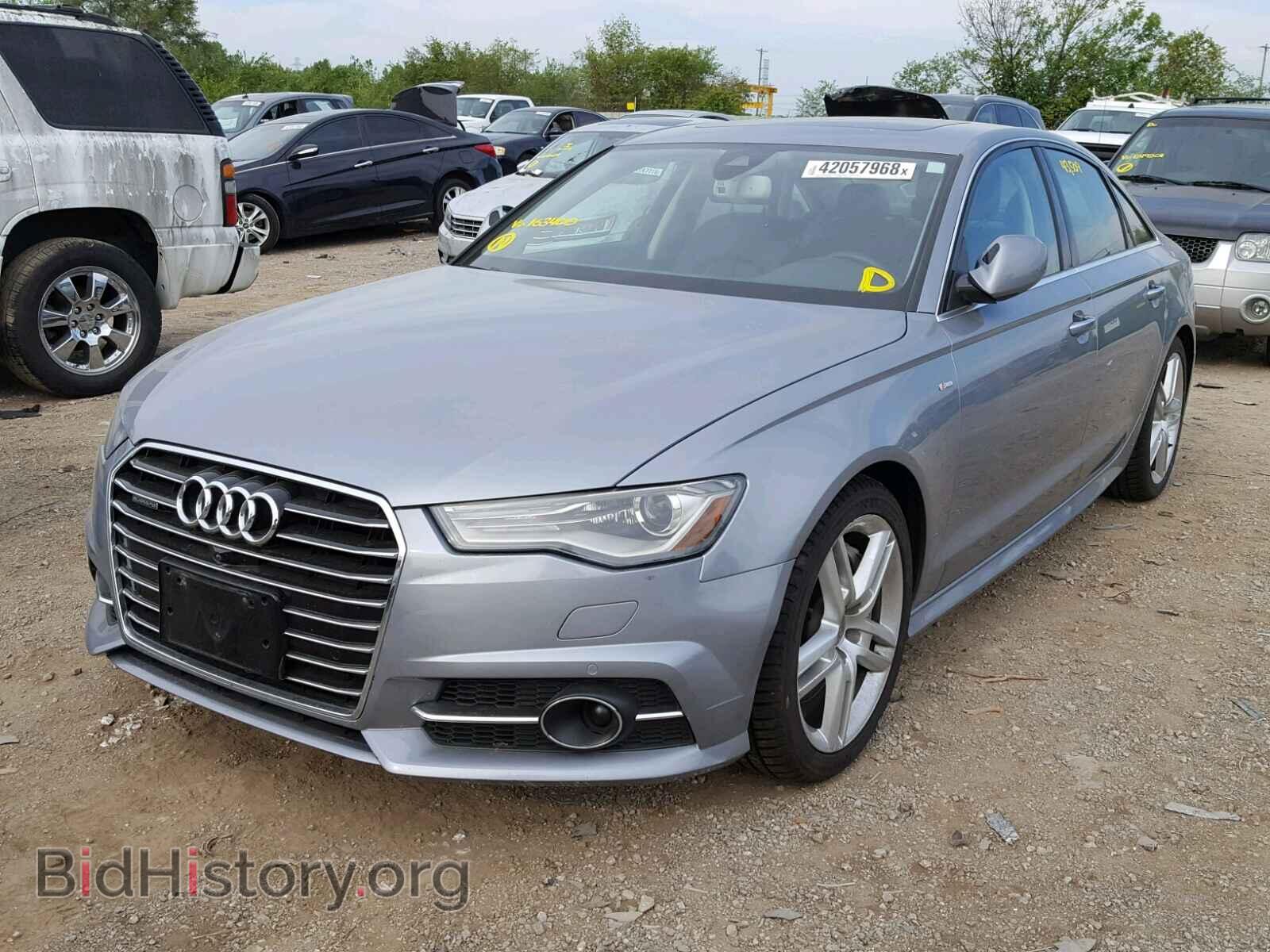 2016 AUDI A6 - VIN: WAUGFAFC8GN163400 - Фото 2