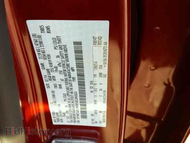 2014 FORD ESCAPE - VIN: 1FMCU0J90EUE26023 - Фото 10