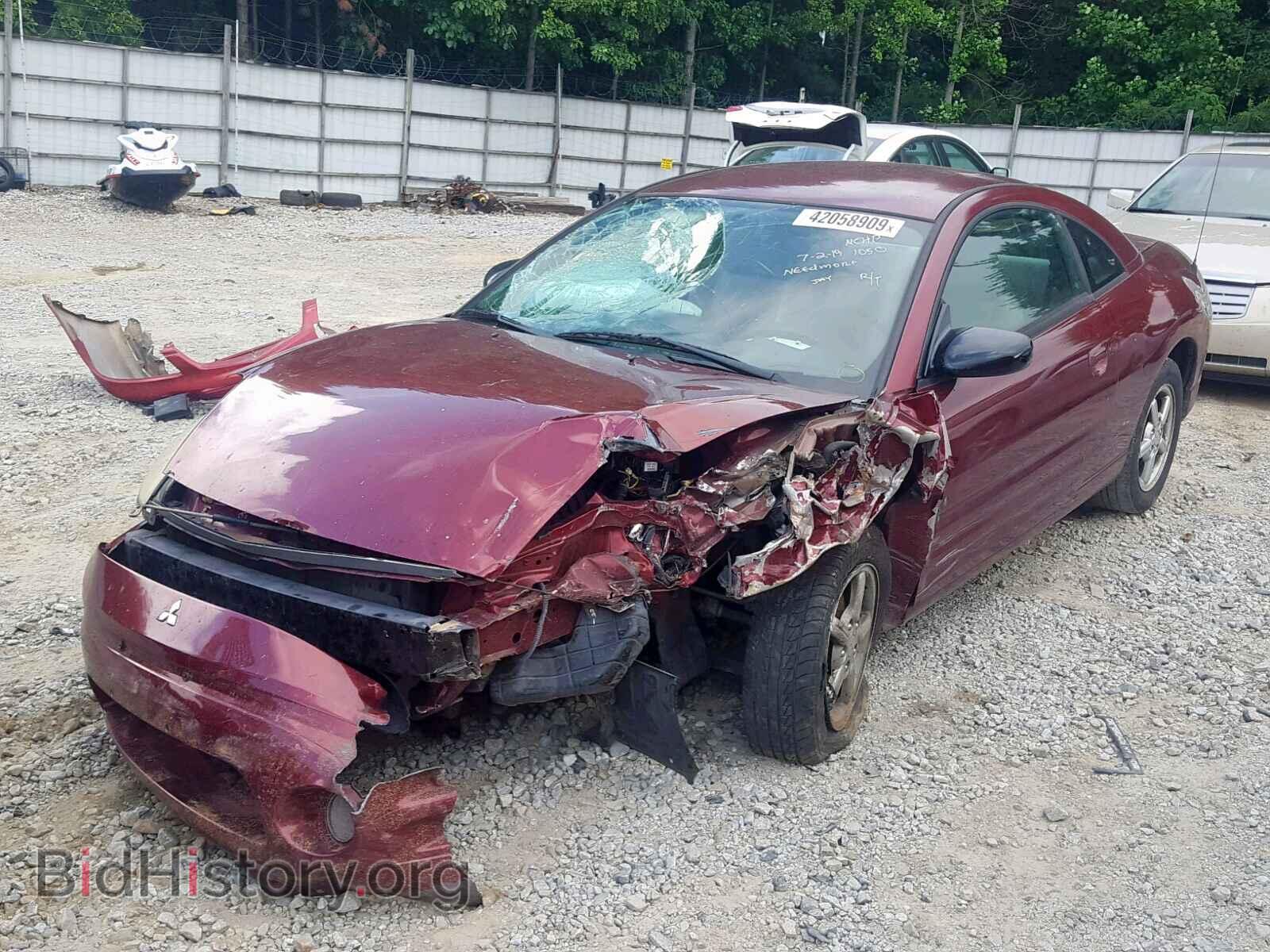 2003 MITSUBISHI ECLIPSE - VIN: 4A3AC34G43E052661 - Фото 2