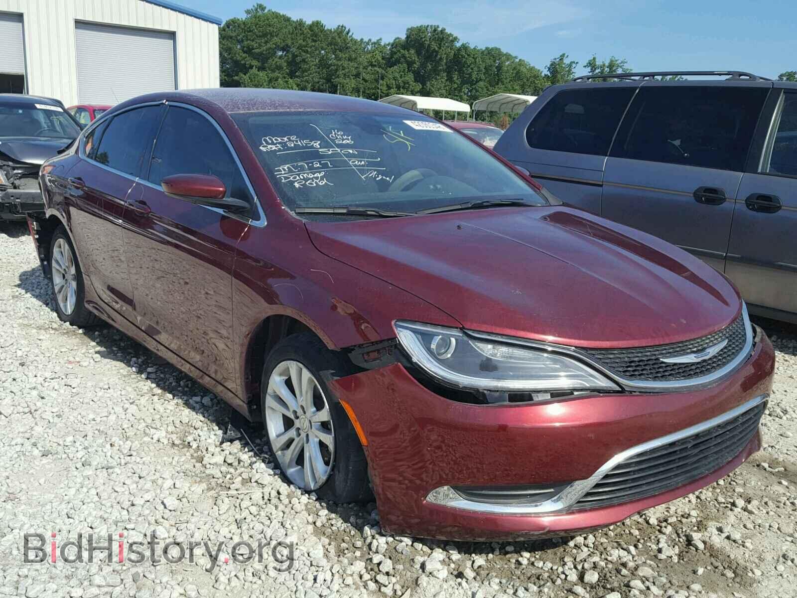 Фотография 1C3CCCAB9GN144928 - CHRYSLER 200 2016