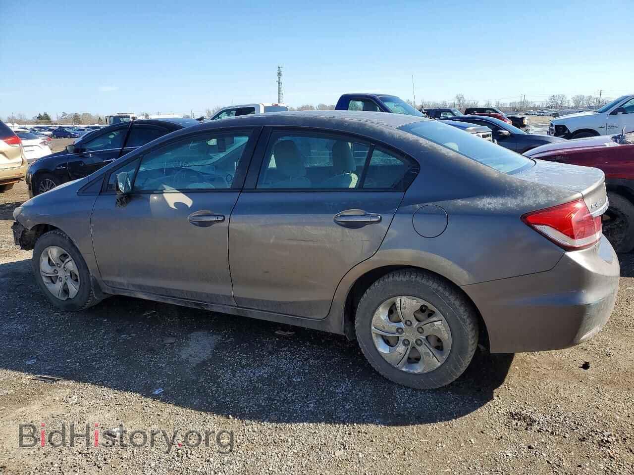 2013 HONDA CIVIC - VIN: 2HGFB2F47DH001255 - Фото 2
