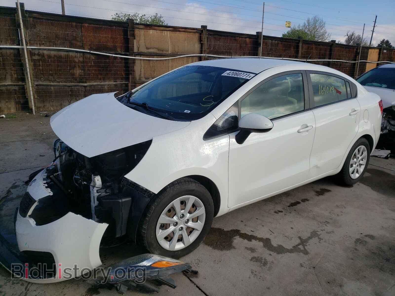 2013 KIA RIO - VIN: KNADM4A30D6219062 - Фото 2