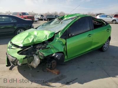 2011 Mazda 2 MAZDA2, зеленый — VIN JM1DE1HZ9B0120068, Copart