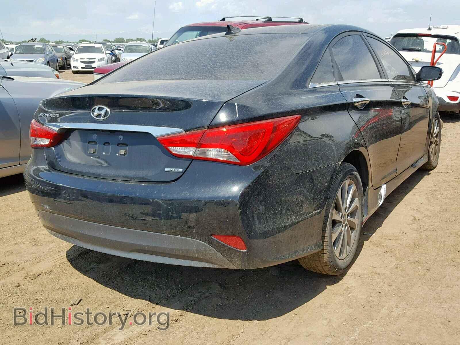 2014 HYUNDAI SONATA - VIN: 5NPEC4AC2EH838666 - Фото 4