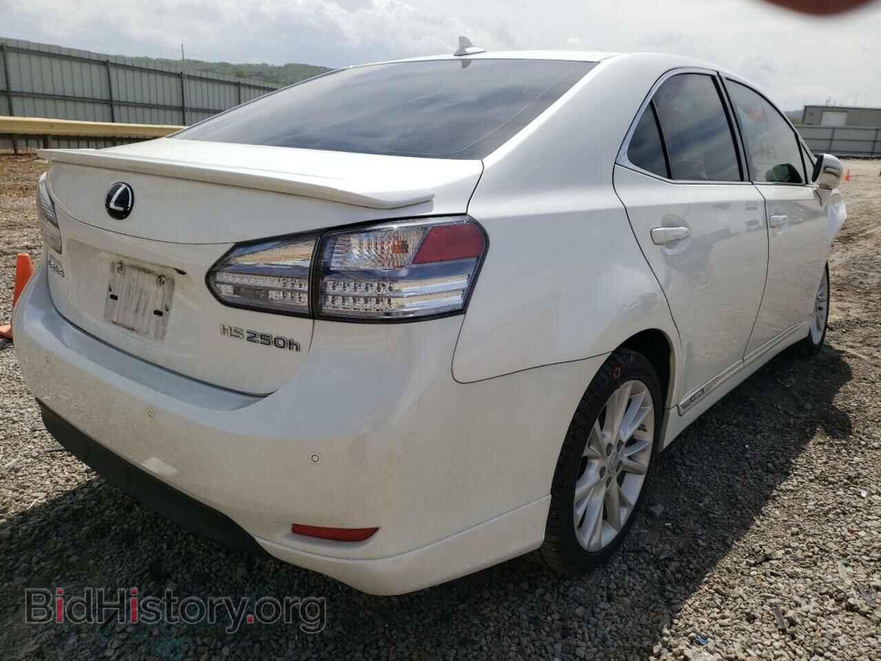 2010 LEXUS HS - VIN: JTHBB1BA0A2019120 - Фото 4