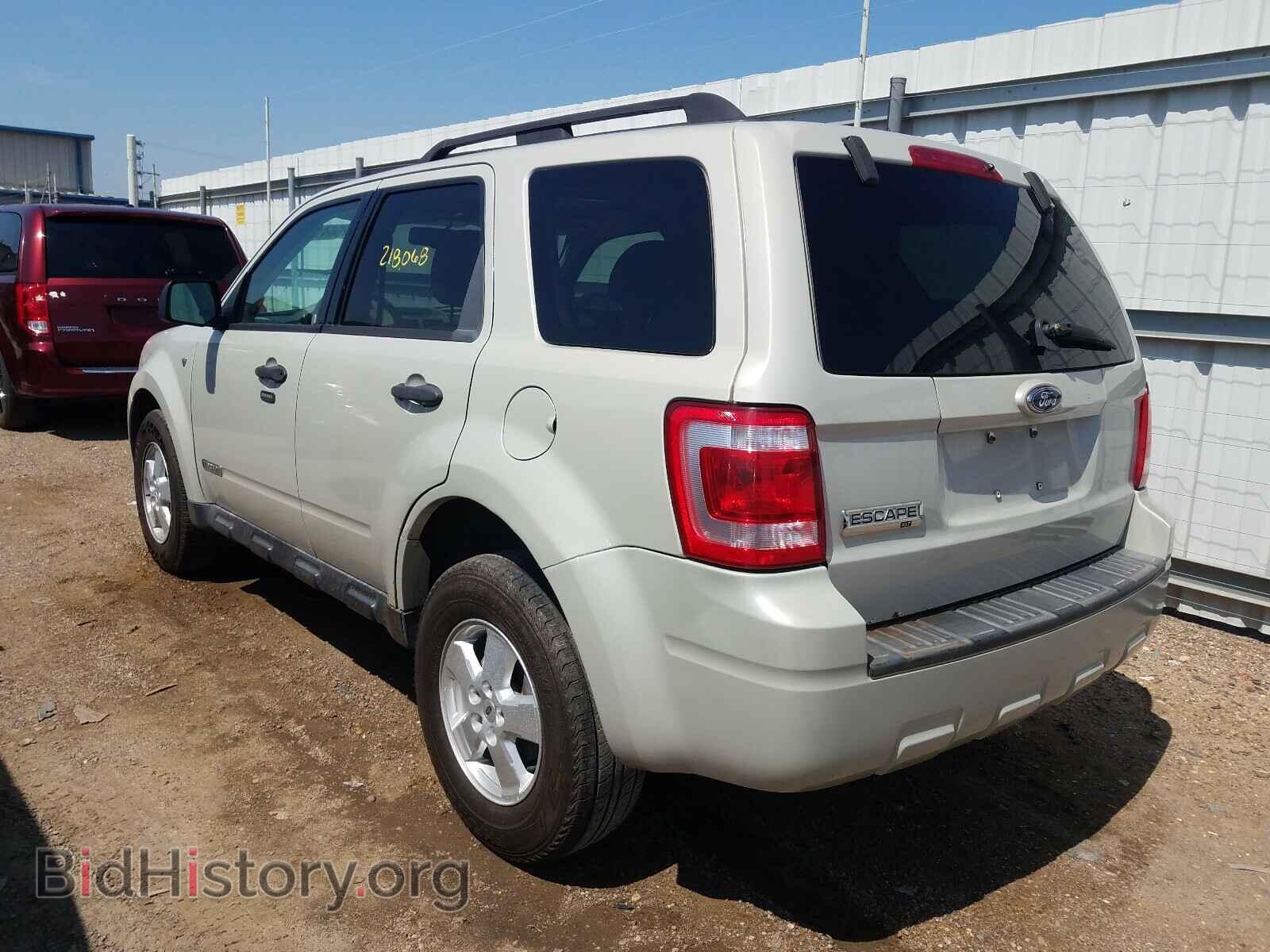 2008 FORD ESCAPE - VIN: 1FMCU03128KB77215 - Фото 3