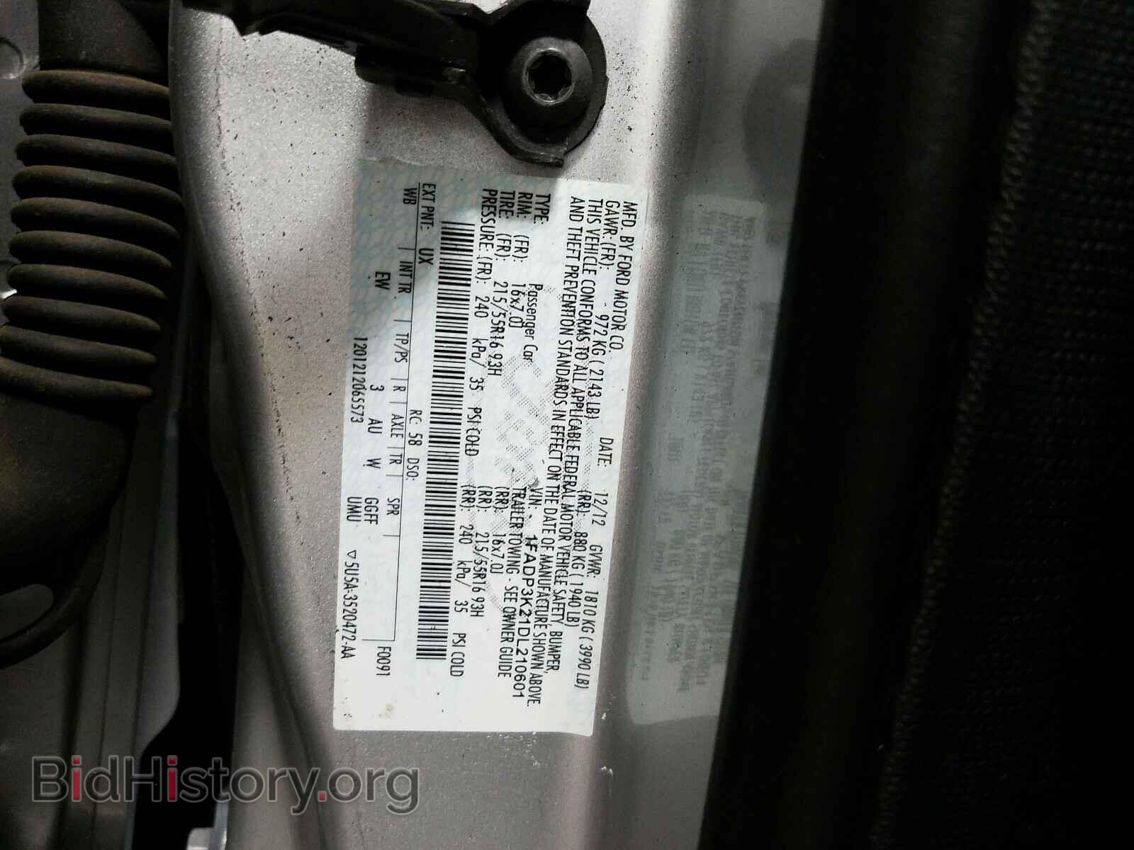 2013 FORD FOCUS - VIN: 1FADP3K21DL210601 - Photo 10