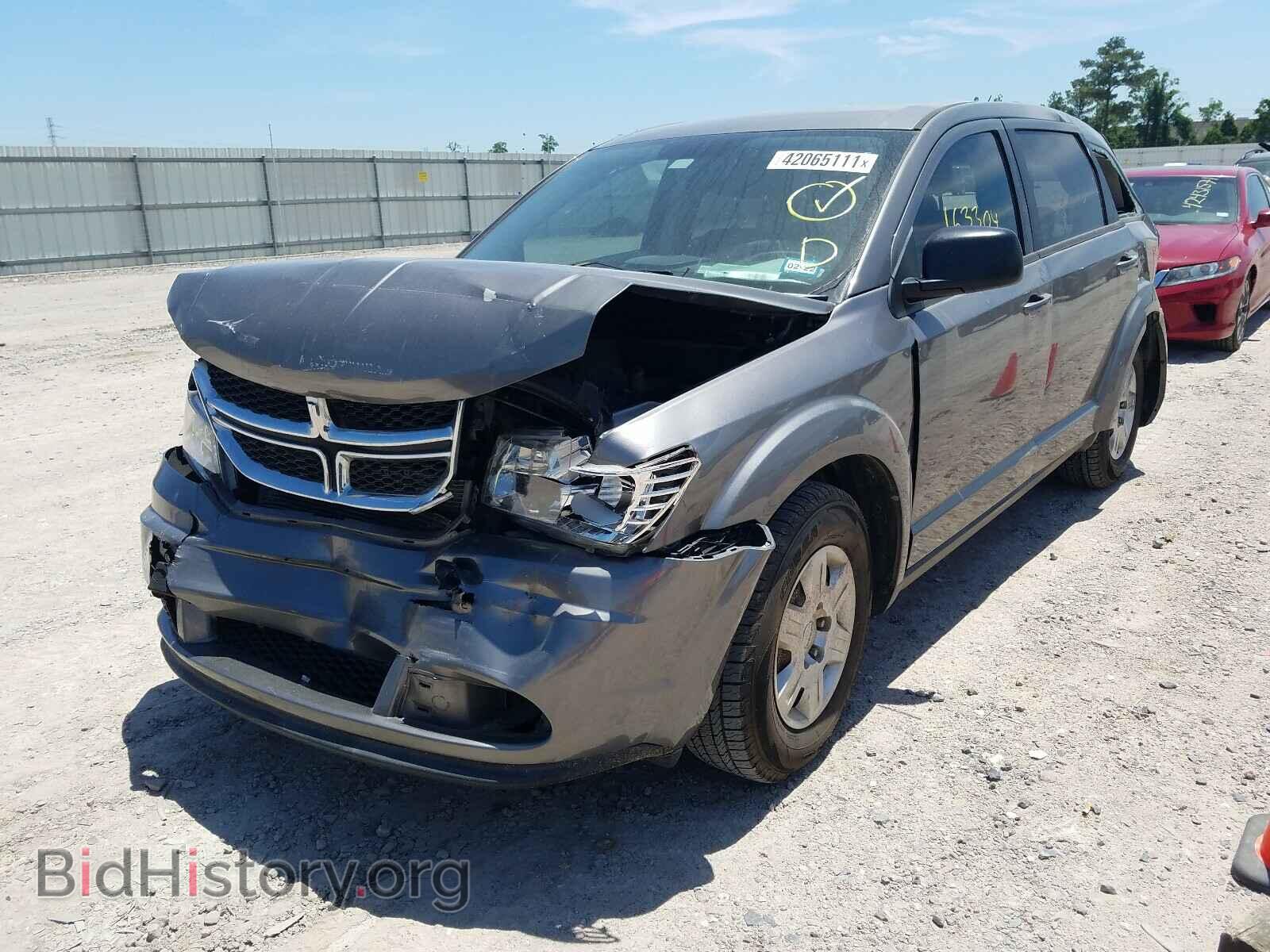 2012 DODGE JOURNEY - VIN: 3C4PDCAB0CT205328 - Photo 2