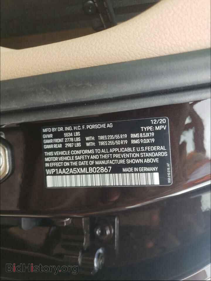 2021 PORSCHE MACAN - VIN: WP1AA2A5XMLB02867 - Photo 10