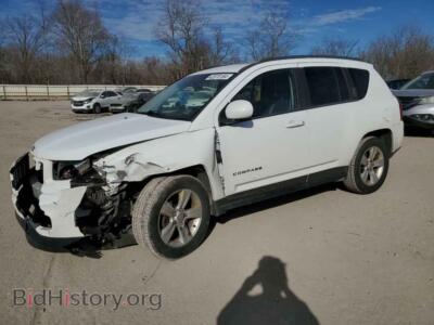 2015 Jeep COMPASS Latitude, белый — VIN 1C4NJDEB6FD110069, Copart