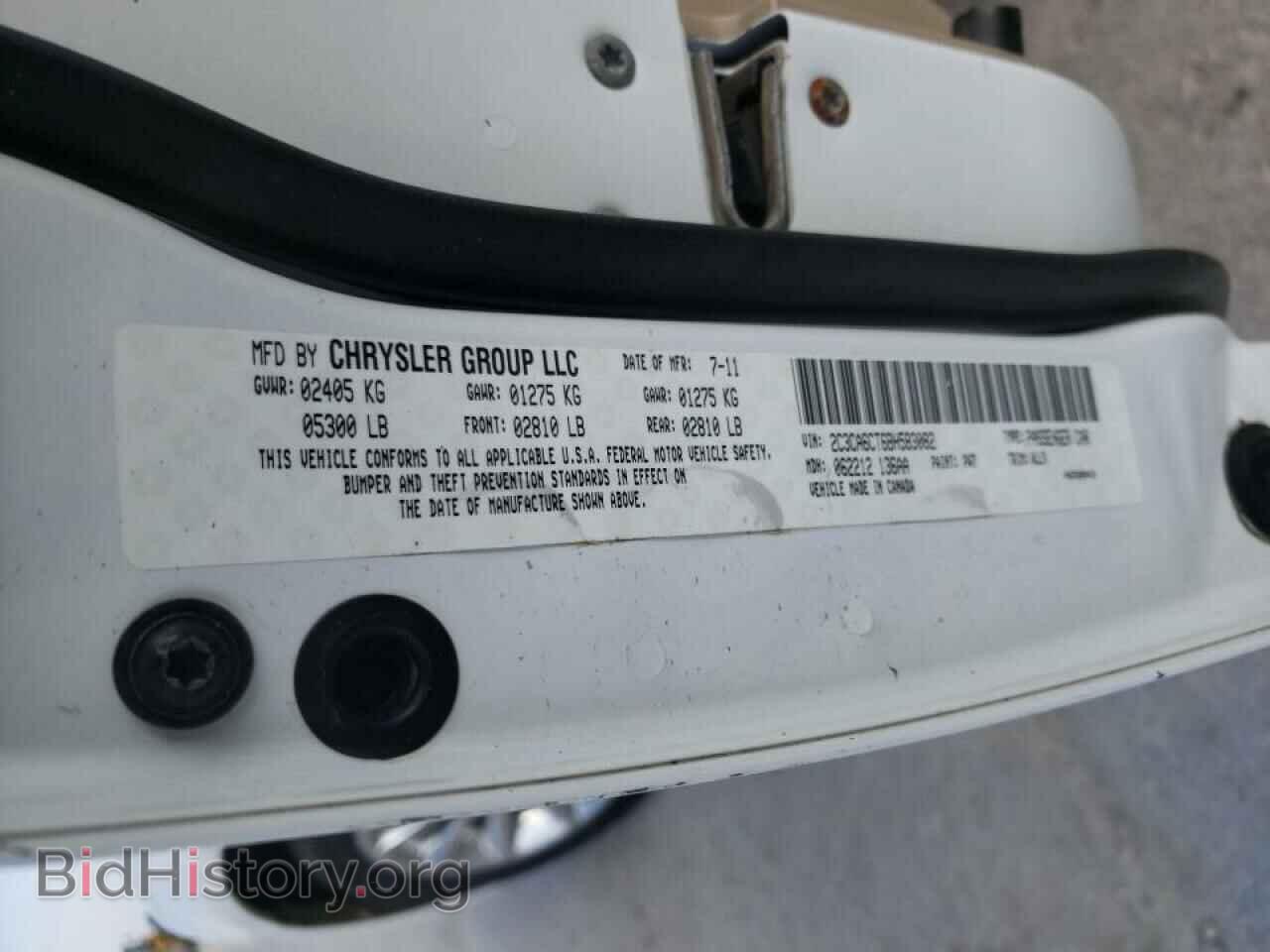 2011 CHRYSLER 300 - VIN: 2C3CA6CT6BH583082 - Фото 10