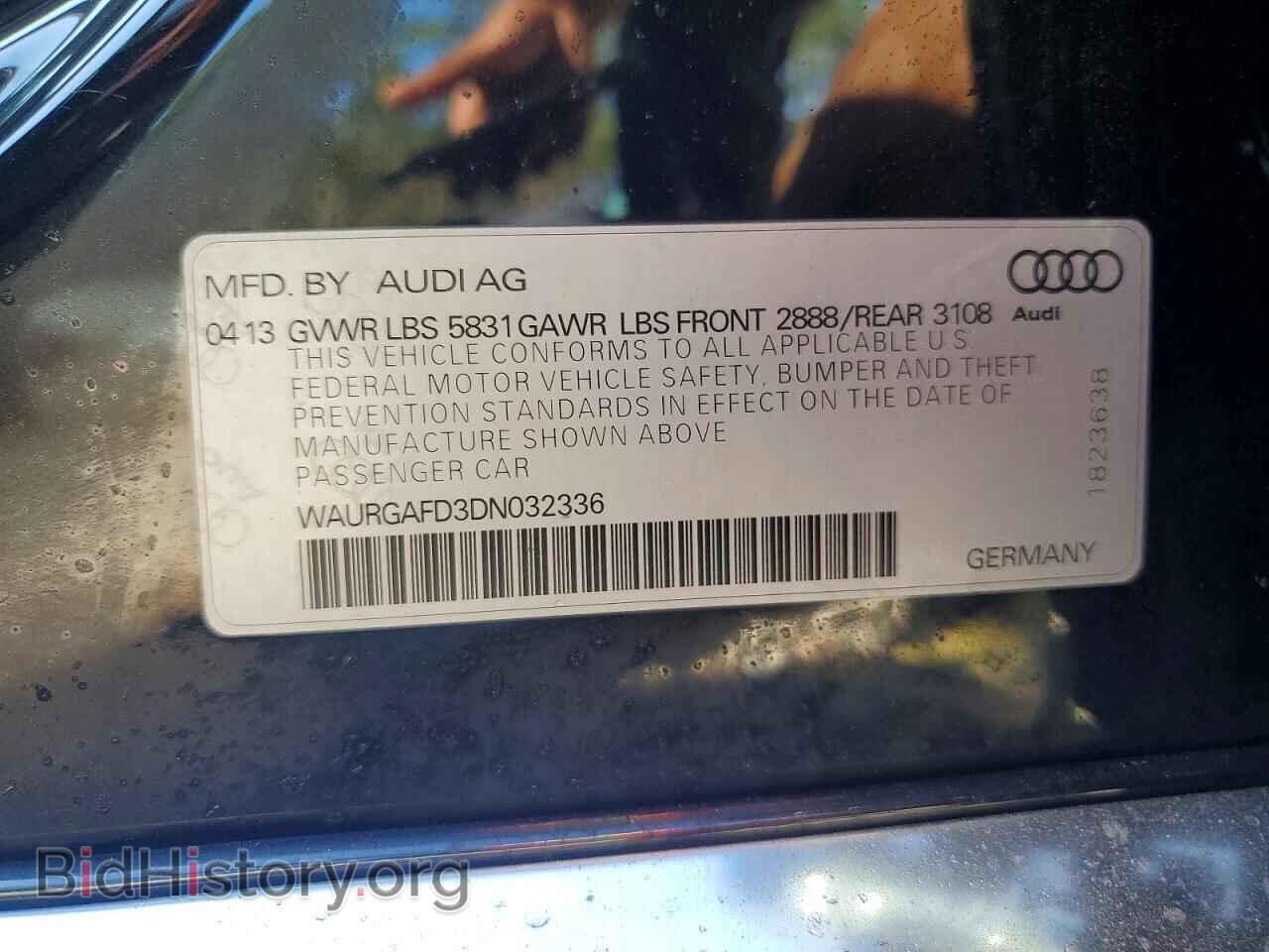 2013 AUDI A8 - VIN: WAURGAFD3DN032336 - Фото 12