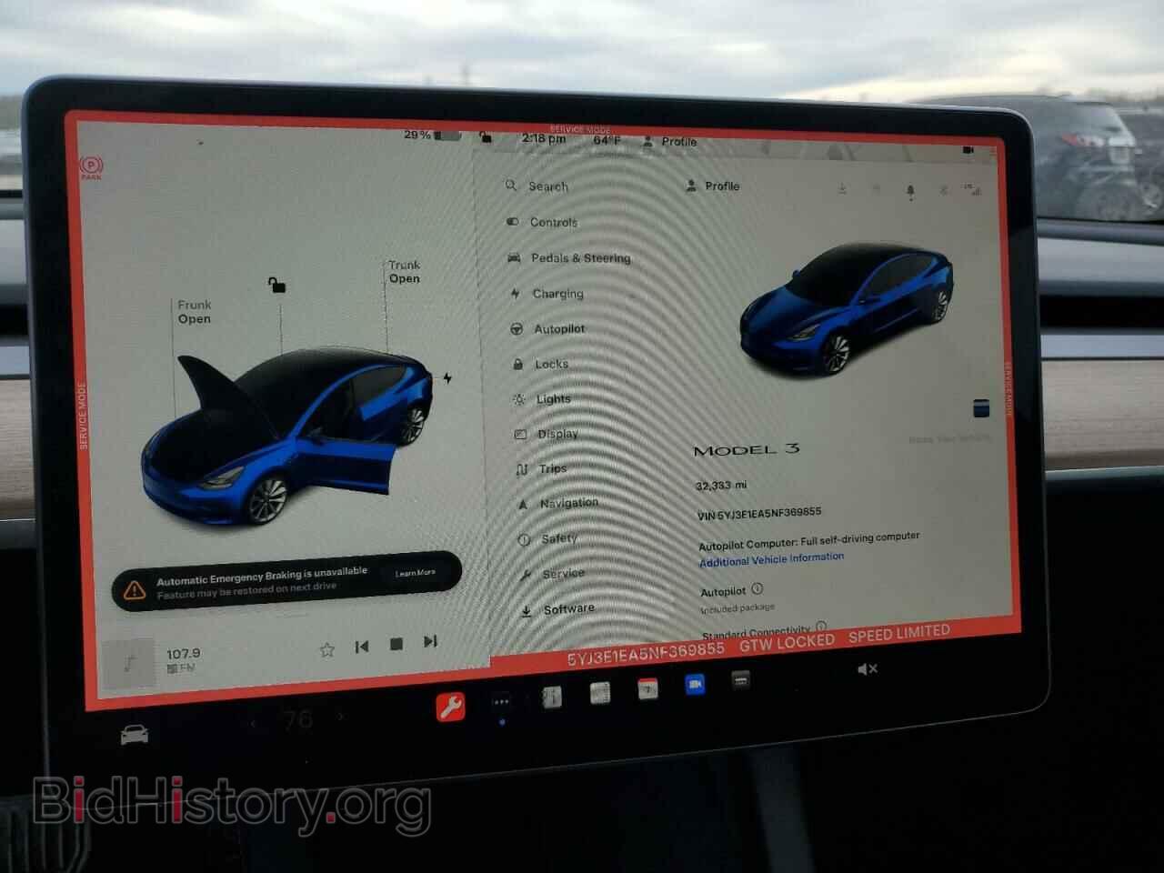 2022 TESLA MODEL 3 - VIN: 5YJ3E1EA5NF369855 - Фото 9
