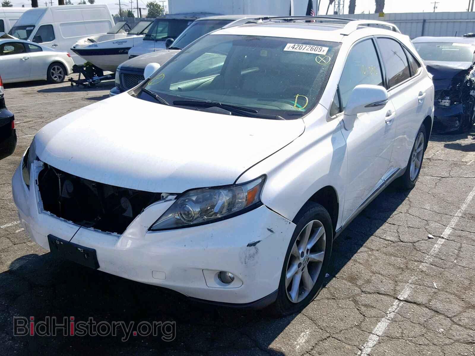 2011 LEXUS RX 350 - VIN: 2T2BK1BA3BC116554 - Фото 2
