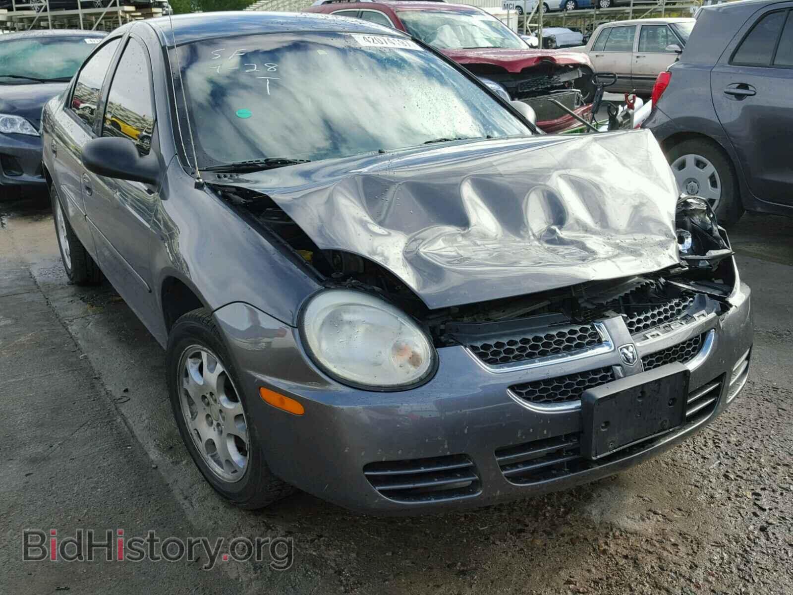 Фотография 1B3ES56CX4D565211 - DODGE NEON 2004