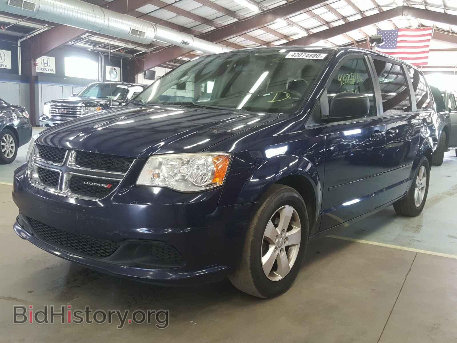 2013 DODGE CARAVAN - VIN: 2C4RDGBG3DR636342 - Фото 2