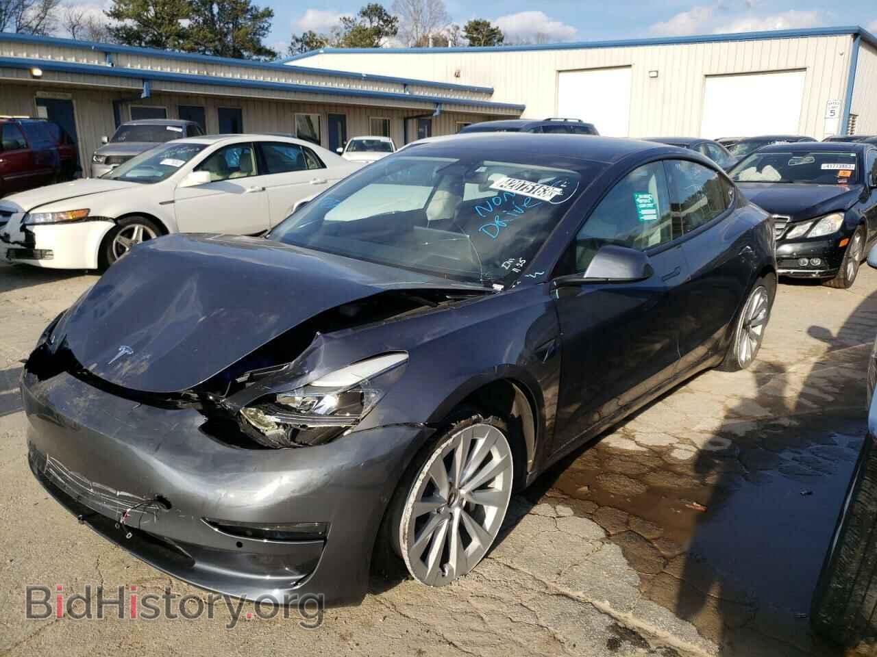 Photo 5YJ3E1EA8NF288252 - TESLA MODEL 3 2022