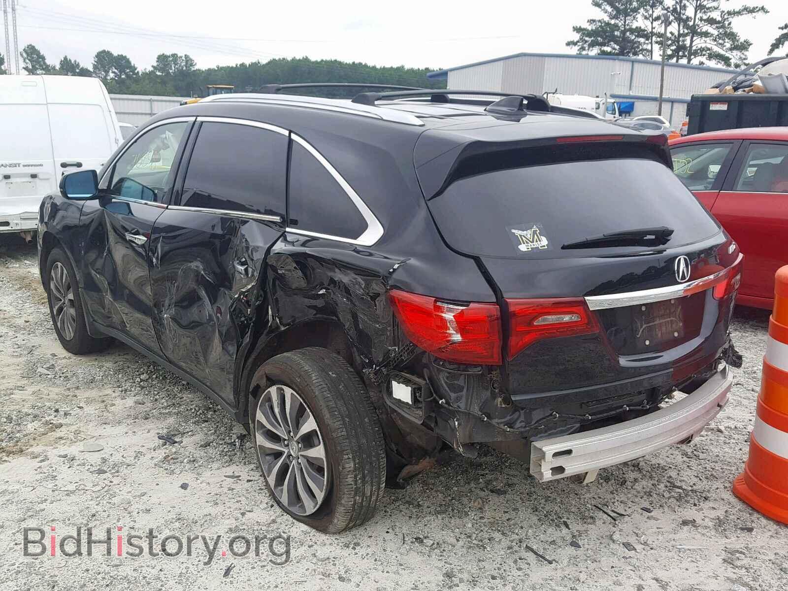 2014 ACURA MDX - VIN: 5FRYD4H69EB045100 - Фото 3