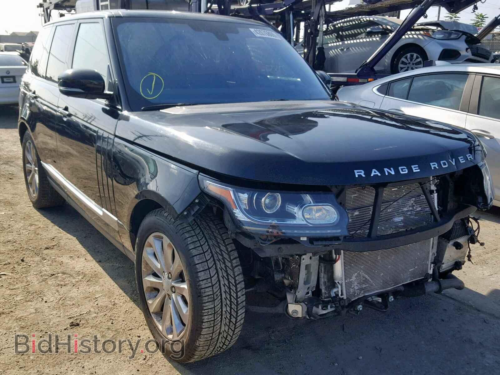 Photo SALGS2KF6GA298041 - LAND ROVER RANGE ROVE 2016