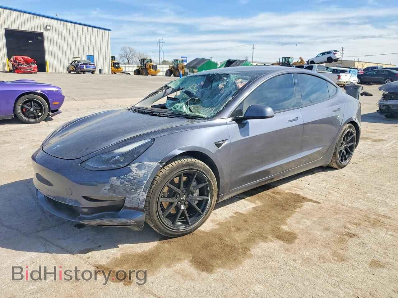 Photo 5YJ3E1EB2MF979686 - TESLA MODEL 3 2021