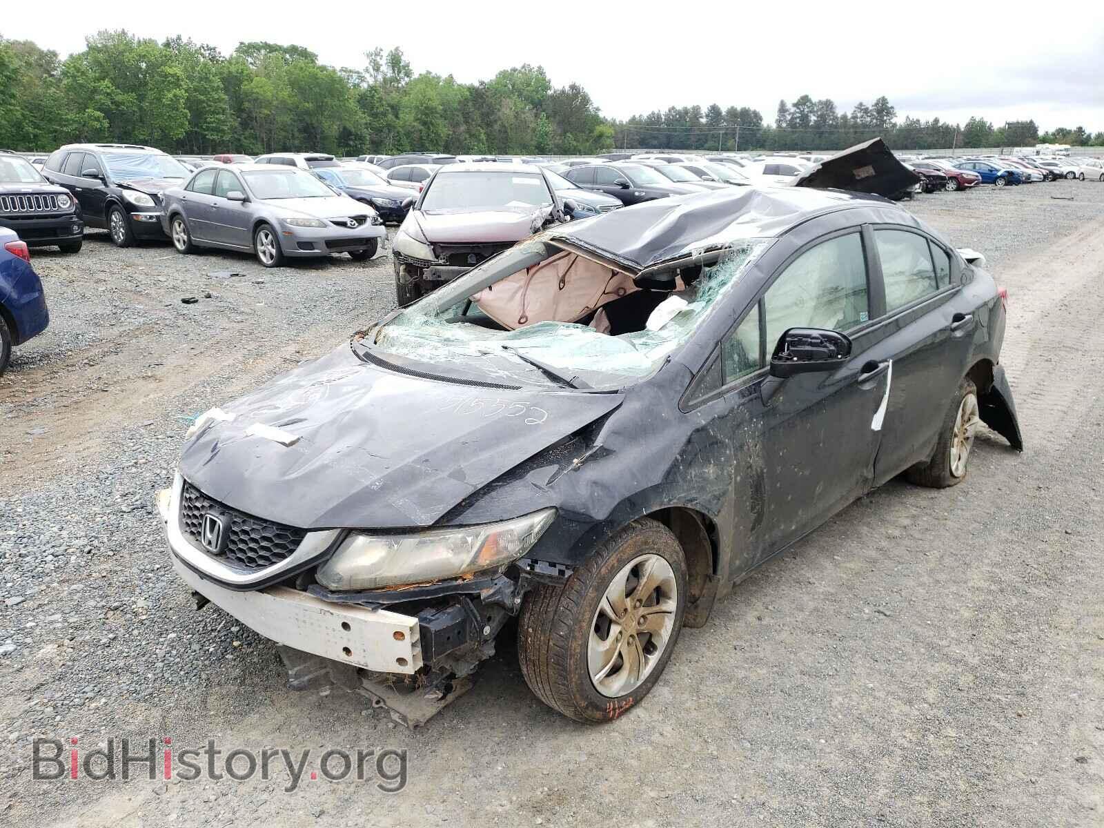 2014 HONDA CIVIC - VIN: 2HGFB2F55EH515552 - Фото 2