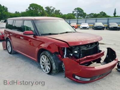 2018 Ford FLEX Flex Limit, red — VIN 2FMGK5D85JBA05289, Copart