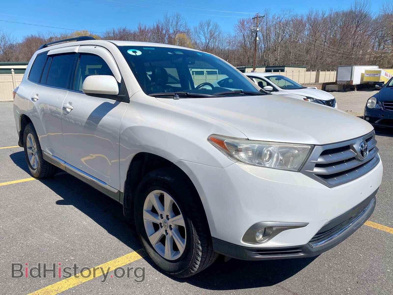 Photo 5TDBK3EH7CS133231 - TOYOTA HIGHLANDER 2012