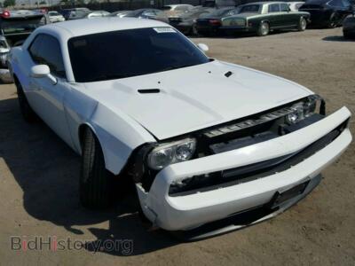 2013 Dodge CHALLENGER, white — VIN 2C3CDYAG2DH632726, Copart