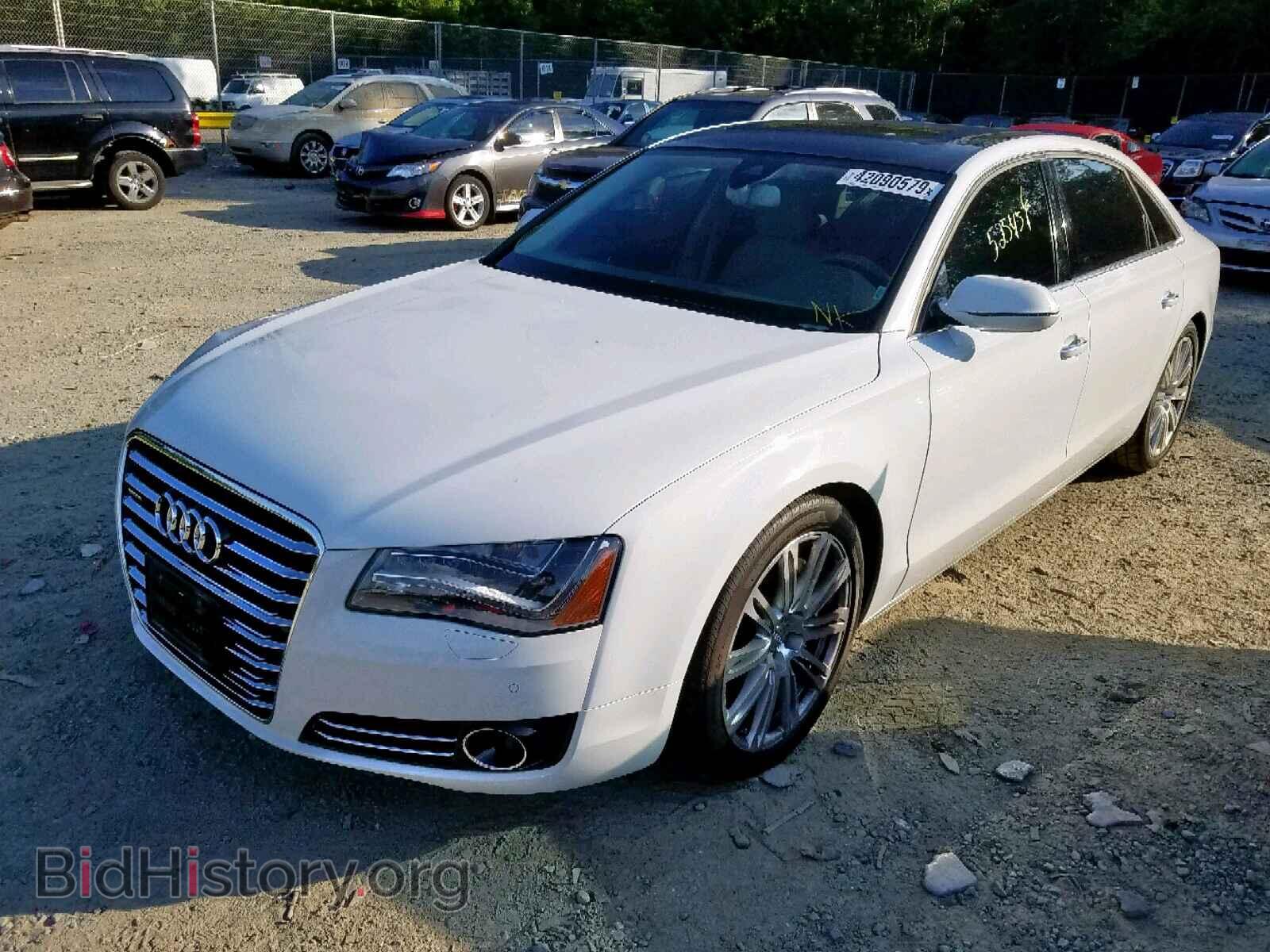 2013 AUDI A8 - VIN: WAUR2AFD5DN020428 - Фото 2