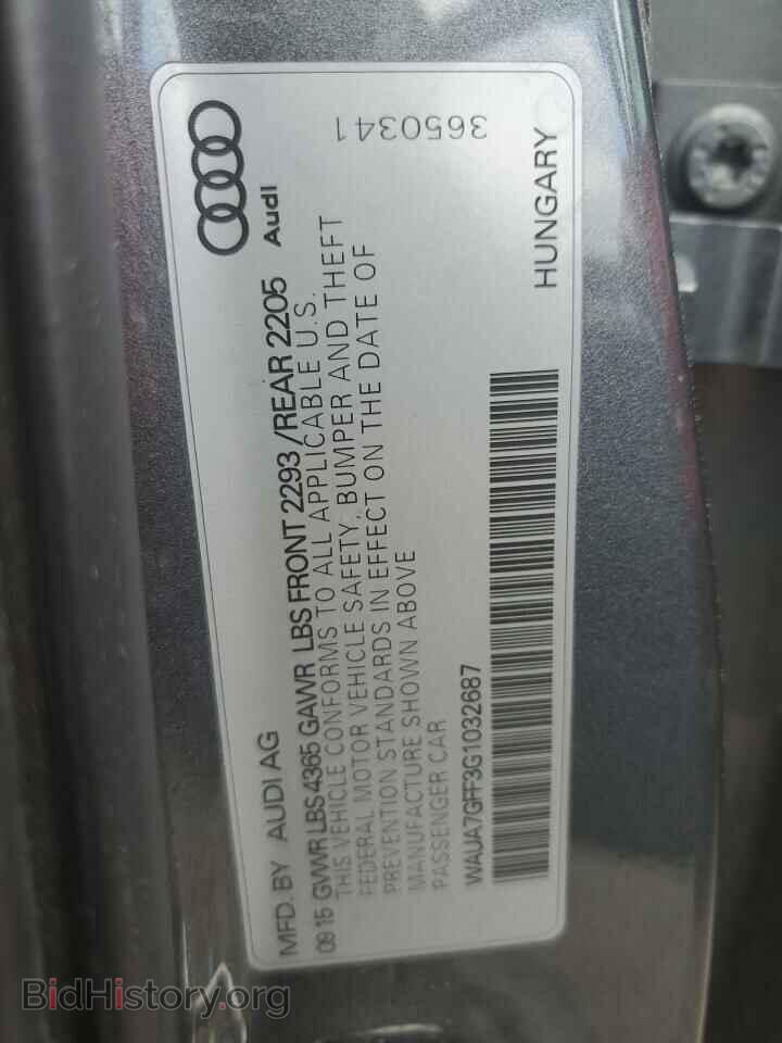 2016 AUDI A3 - VIN: WAUA7GFF3G1032687 - Photo 12