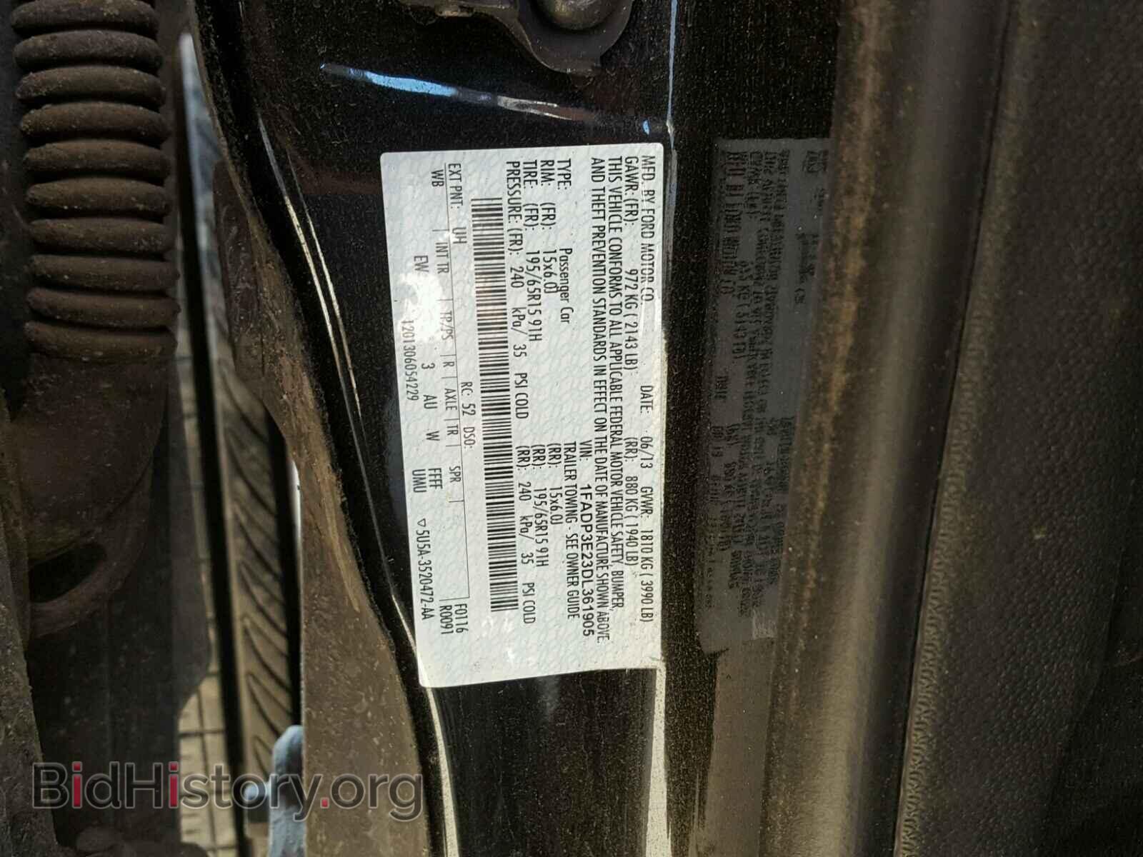 2013 FORD FOCUS - VIN: 1FADP3E23DL361905 - Photo 10