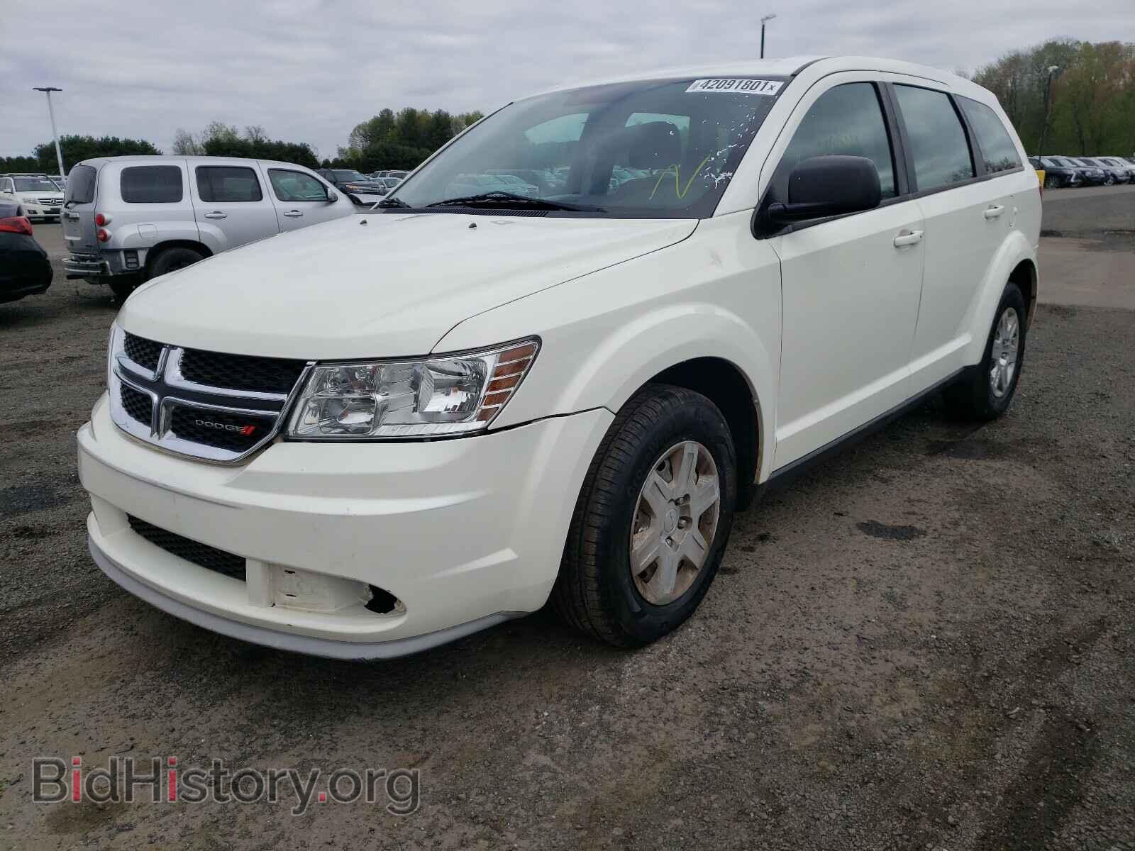 2012 DODGE JOURNEY - VIN: 3C4PDCAB0CT300052 - Фото 2